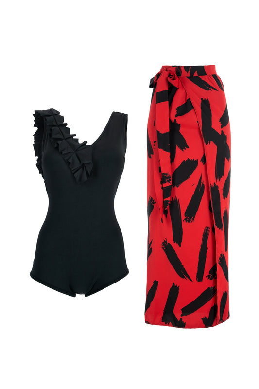 Ruffle Shoulder