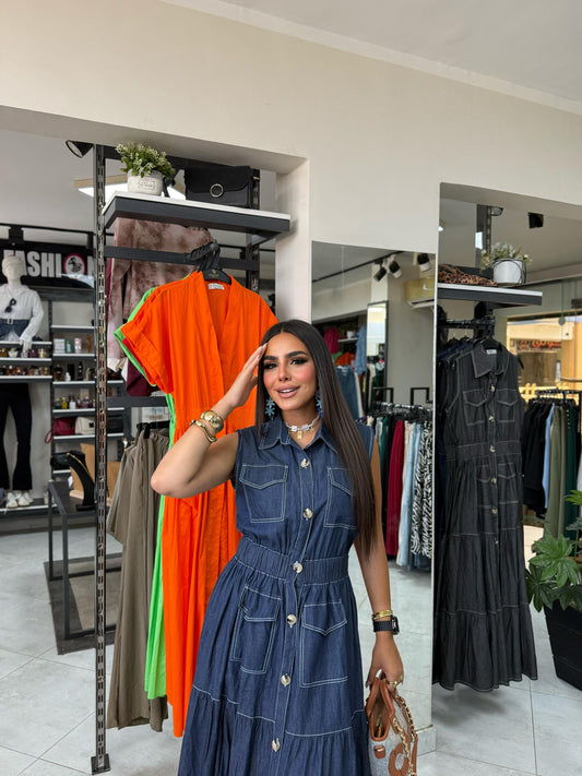 Denim Queen Dress