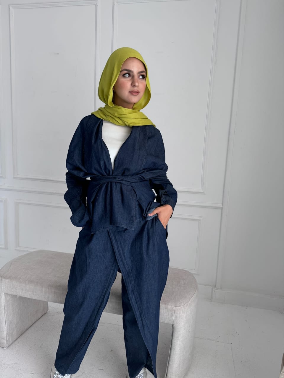 Drappé Jeans