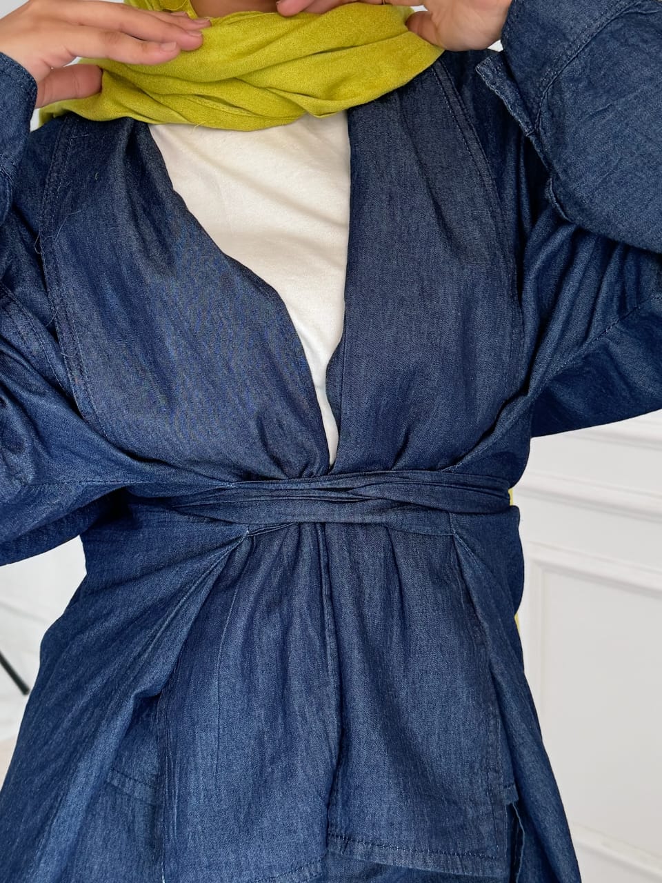 Side-belted Blouse